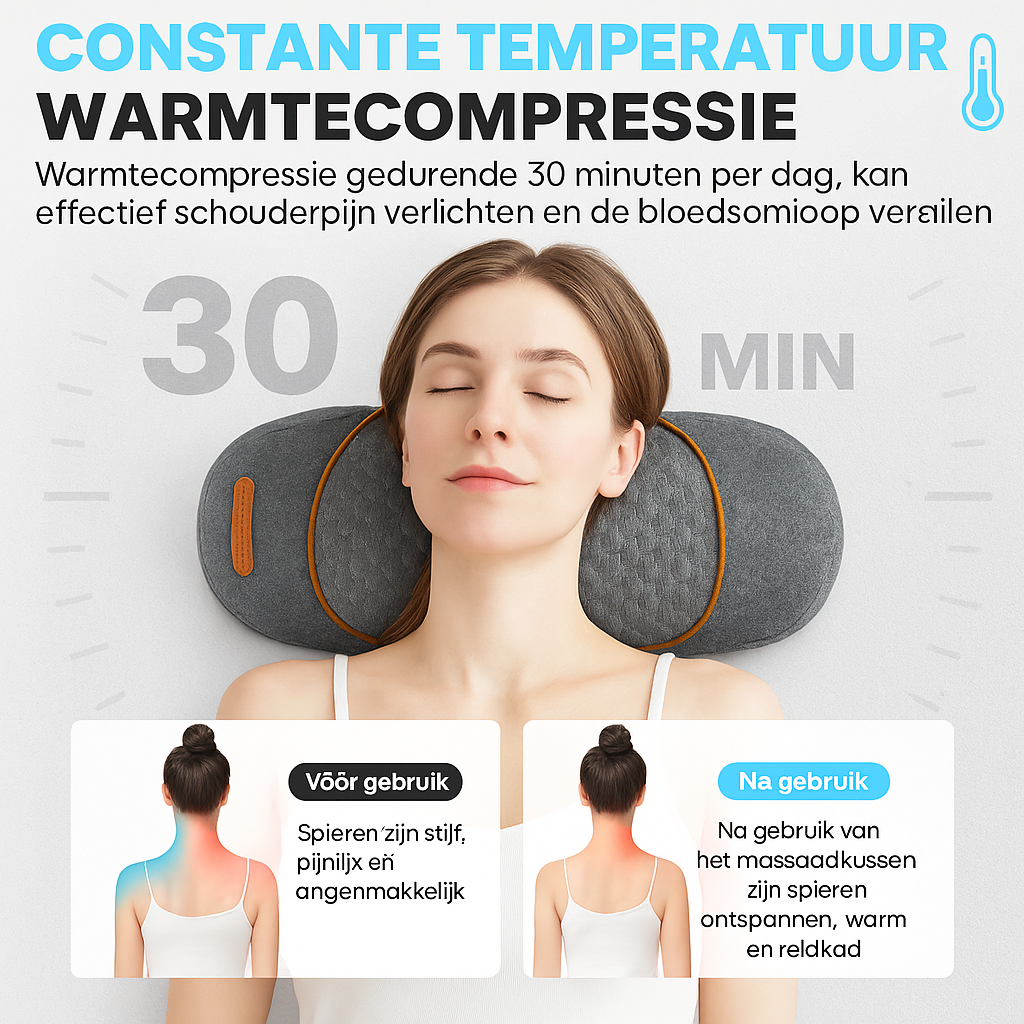 Neckflow 2.0 |  3-in-1  Nekmassagekussen