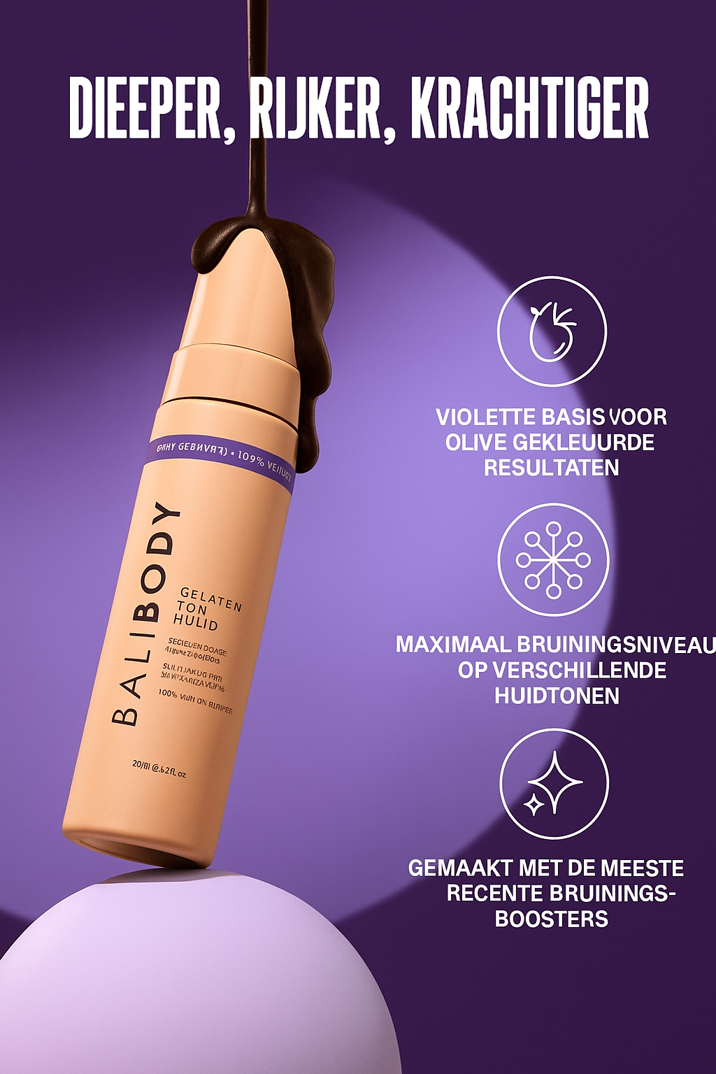 Deep Violet Self Tanning Mousse