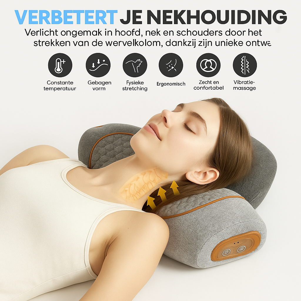 Neckflow 2.0 |  3-in-1  Nekmassagekussen