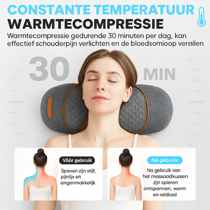 Neckflow 2.0 |  3-in-1  Nekmassagekussen