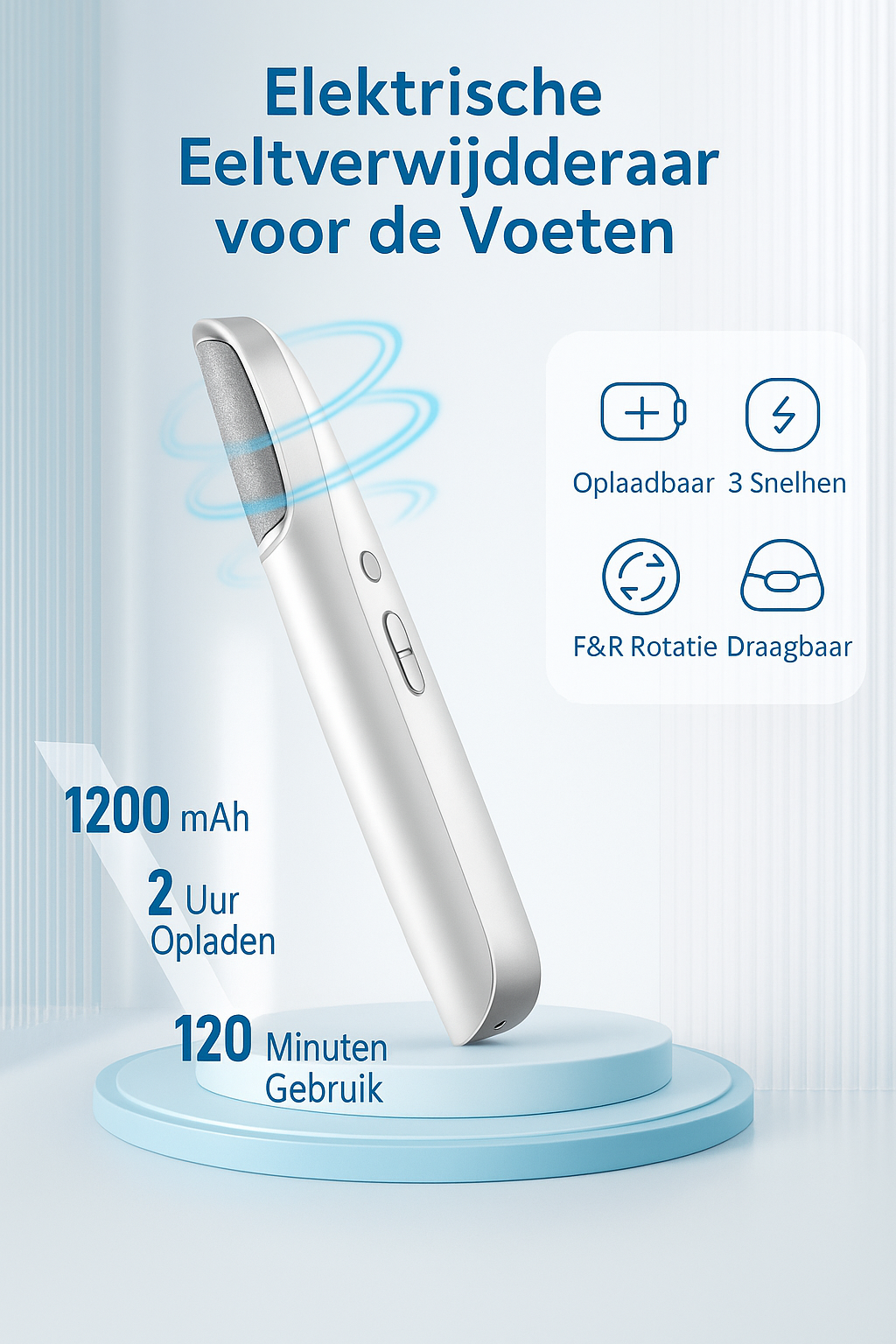 Elektrische Eelt-verwijderaar