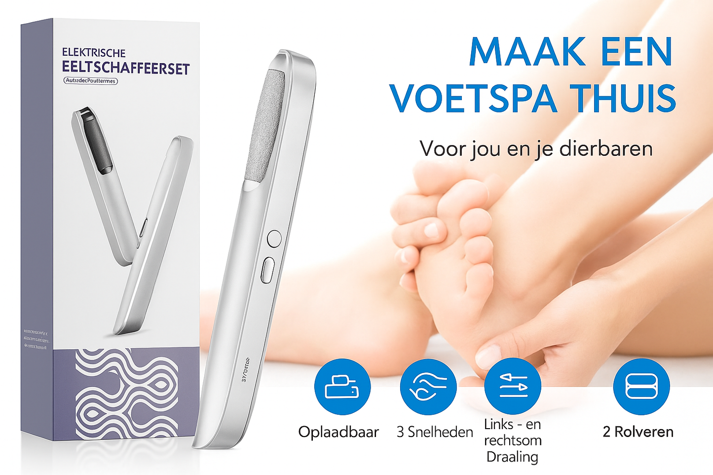 Elektrische Eelt-verwijderaar