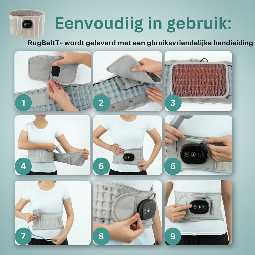 Goudly Rugbelt - 4-in-1 rugmassager