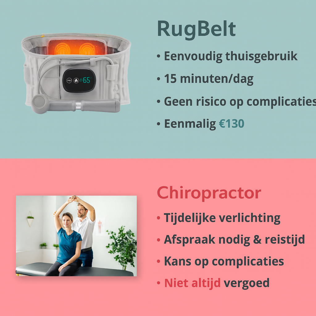 Goudly Rugbelt - 4-in-1 rugmassager