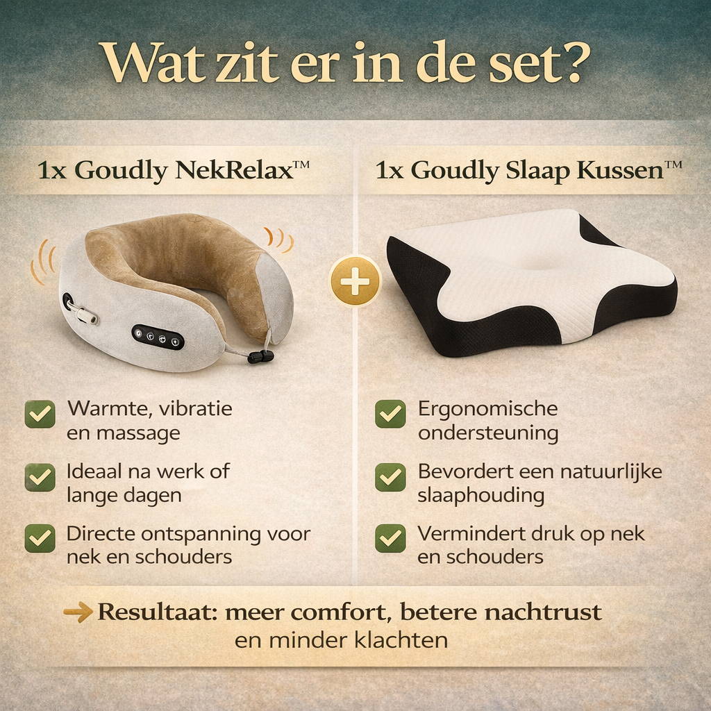 Goudly Slaap & Nek Herstel Set